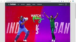 # How to Hotstar premium FOR free ||IND vs WI live watch on Hotstar for free 2018 PC or laptop