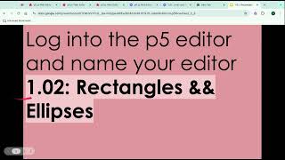 1.02: Rectangles && Ellipses