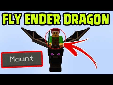 HOW TO RIDE ENDER DRAGON on Minecraft Pocket Edition!! RIDING ENDER DRAGON MCPE (1.0 Update) HOW TO RIDE ENDER DRAGON on Minecraft Pocket Edition!! RIDING ENDER DRAGON MCPE (1.0 Update)