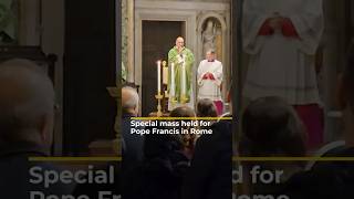 Special mass held for Pope Francis in Rome| AJ#shorts