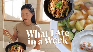 What I Ate In A Week (Healthy + Easy Korean Recipes)