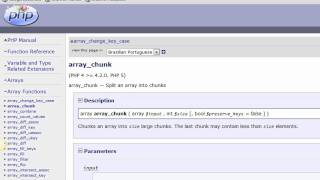 PHP Functions Video Tutorial: array_chunk