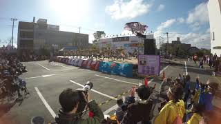 鴉＠黒潮よさこい祭り2018 市役所会場