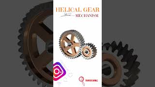 Helical Gear Mechanism #automobile #mechanical #3dprinting #3d #engineering #mechanism #machine