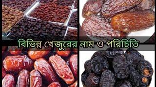 বিভিন্ন খেজুরের সাথে পরিচিতি