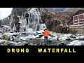 Drung Waterfall | Kashmir in Winter - Ep 4 | Drang Waterfall near Gulmarg