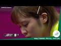 full match lily zhang vs miu hirano 2019 ittf women s world cup