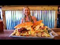 this crazy 8lb mexican torta sandwich challenge was way bigger than expected