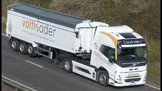 Volvo FH Electric - Electric Volvo with high capacity - A47 road Trucks spotting