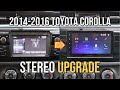 Stereo UPGRADE, Toyota Corolla - Radio Removal & Installation 2014, 2015, 2016, 2017