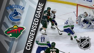 01/14/18 Condensed Game: Canucks @ Wild