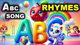 ABC Song|A for APPLE🍎Song🎶for Kids | |Nursery Rhymes| Kids Songs #rhymes Phonics |Alphabets|RHYMES