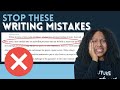 Writing Mistakes 80% of Graduate Students Make & How To Fix Them Quick! Academic Writing Tips