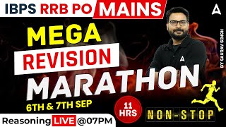 IBPS RRB PO 2023 | RRB PO Mains Reasoning Marathon Class | Reasoning by Saurav Singh