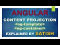 #angular Angular | ng-template vs ng-content vs ng-container | Conditional content projection