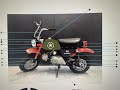 Vintage 1978 Honda Z50 Mini Trail Monkey Army Themed Rebuild - Video 1