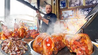 Slow Cooked Meat Dishes on Wood Fire