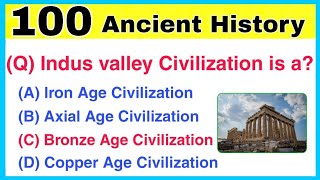 Ancient History | Top 100 Most Important MCQs | Ancient History Gk MCQs | Marathon Ancient History
