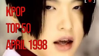 [KPOP TOP 50] April 1998 - 98년 4월