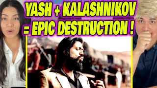 KGF Chapter 2 | YASH Unveils His BIG KALASHNIKOV in HD! | REACTION