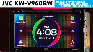 JVC KW-V960BW - Wireless Apple CarPlay, Wireless Android Auto & Phone Mirroring