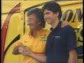 1997 f1 austrian gp jordan newly sign 98 driver damon hill u0026 team boss eddie jordan interview