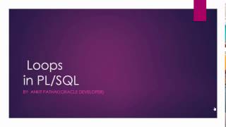 PL SQL Loops Tutorial Explained