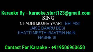 Daaru Desi Karaoke High Quality Video Lyrics