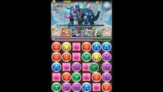 パズドラ「ヘラ・イース降臨！超地獄級」極光の麒麟・サクヤ25倍PTノーコン攻略