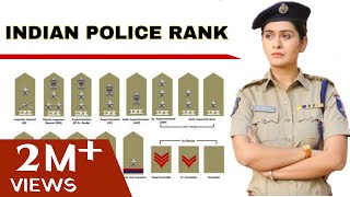 Indian police rank and badges in hindi ।। full form of SP ,DSP, SI , ASI , IG , DIG , ।। police rank