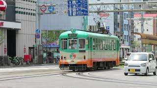 とさでん交通桟橋線200形 はりまや橋停留場発着 Tosaden Kotsu Sambashi Line 200 series Tramcar