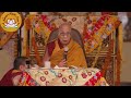 hh.dalai lama attended for pray to his brother deceased rumtekkarmaekhenpo