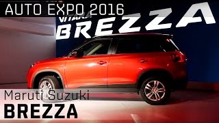 Maruti Suzuki Vitara Brezza :: 2016 Auto Expo  WalkAround Video :: ZigWheels