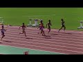 2015中国五県 男子100m予選2組