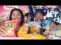 AMERICANS TRY ASIAN SNACKS| INTERNATIONAL SNACKS|  prissy