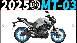 2025 Yamaha MT-03 - Here's everything NEW!