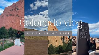 TRAVEL VLOG | Colorado Springs | Pikes Peak + Garden of the Gods