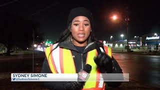 Texarkana Morning Snow Coverage