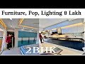 2 BHK Home Furniture || Acrylic kitchen || modular kitchen home interior