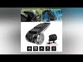 1080p dashcam auto front and rear dash cam car camera video recorder car dvr with rear view camer