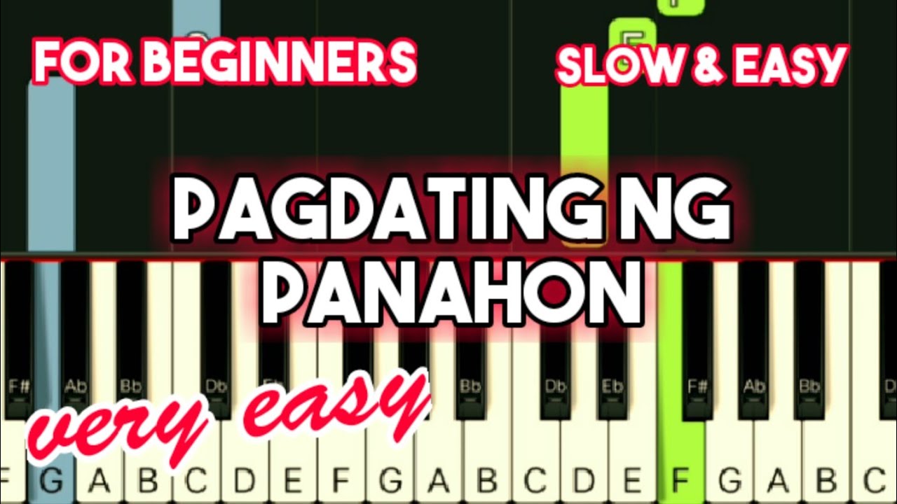 AIZA SEGUERRA - PAGDATING NG PANAHON | SLOW & EASY PIANO TUTORIAL - YouTube