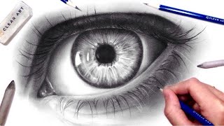 How to Draw a Realistic Eye | Drawing Tutorial with Graphite Pencils