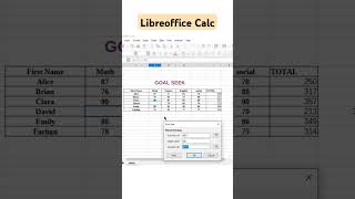 🎯 How to Use Goal Seek in LibreOffice Calc | Step-by-Step Tutorial 📊#excel #libreofficecalc