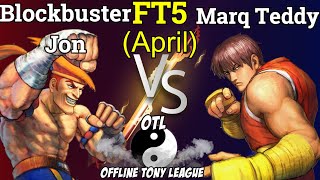 OTL (April): FT5 Blockbuster Jon (Adon) vs Marq Teddy (Guy) USF4