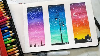 How to paint using watercolor pencils