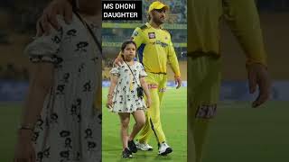 MS DHONI beautiful picture with her daughter in IPL #msdhoni #ipl2023 #trending