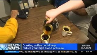 Drinking coffee could help reduce high blood pressure