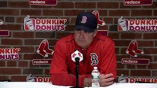 MIN@BOS: Farrell on Wright, Hanley's defense