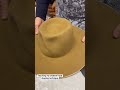 easy way to hand shape your fedora hat elenashvabmillinery diy felt hat fashion