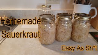 Non-fermented Sauerkraut | Homemade | Cast Iron | Canadian Castaholic